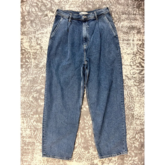 Zara Hi-Rise Wide Leg Women's Jeans Size 30 NEW - Picture 1 of 7